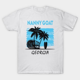 Nanny Goat Beach Georgia T-Shirt